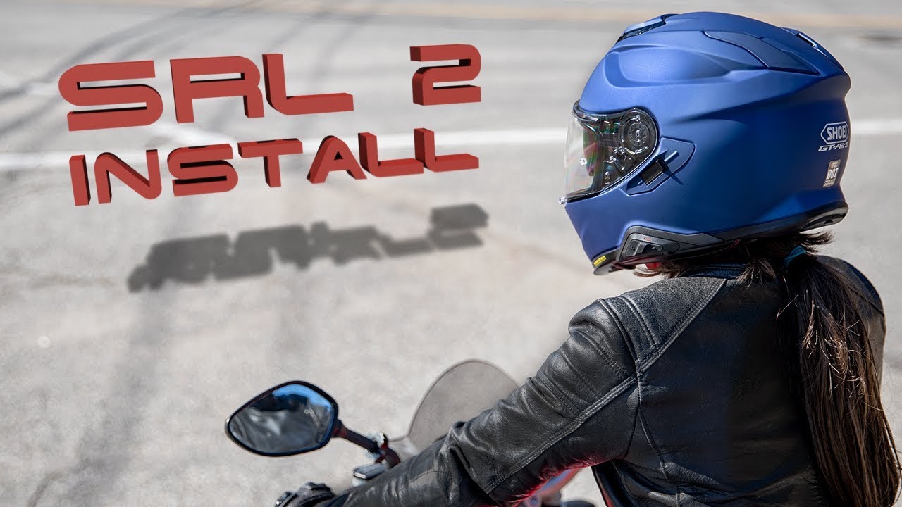 Sena SRL 2 + Shoei GT-Air II Install - YouTube