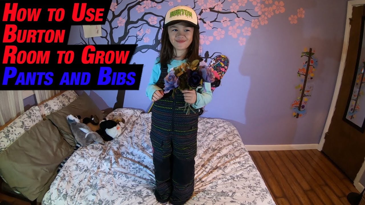 How to use Room to Grow feature on Burton kids snowboard pants