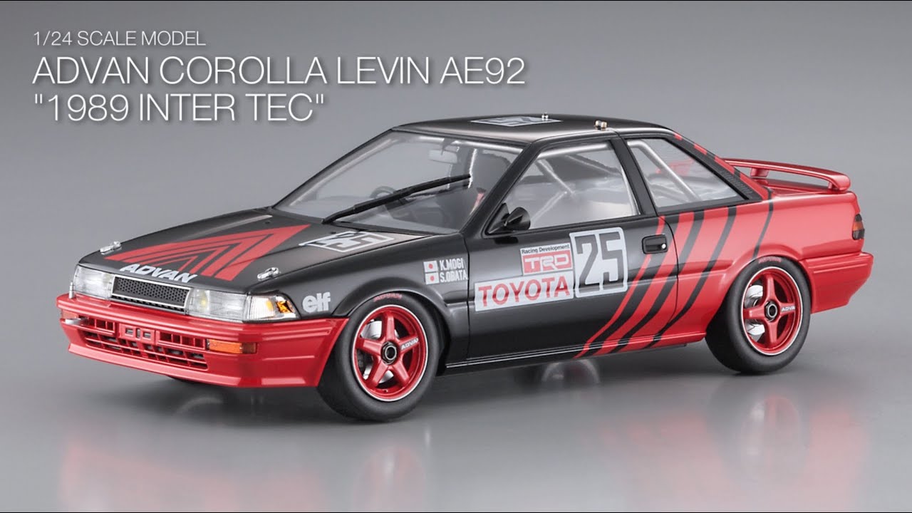 アドバン カローラ レビン AE92 “1989 インターTEC” | 株式会社 ハセガワ