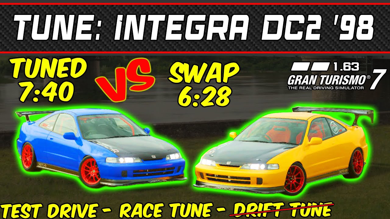 GT7 - Tune: Honda Integra Type R (DC2) '98 - Gran Turismo 7 - 1.63