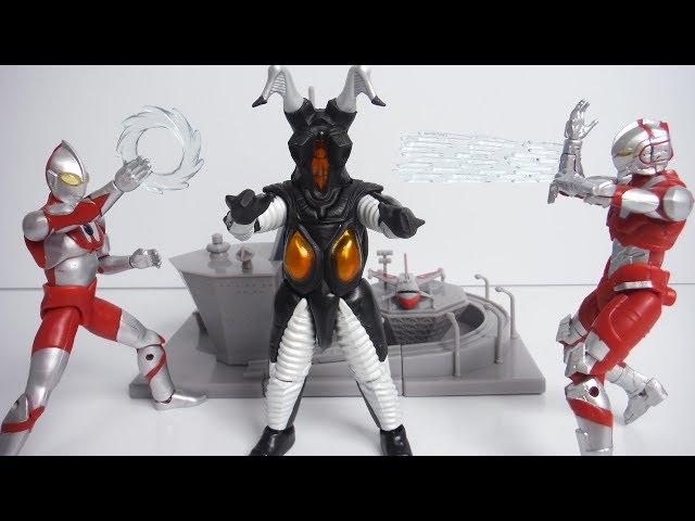 超動ウルトラマン4 全6種 開封 Ultraman Action Figure ゼットン 食