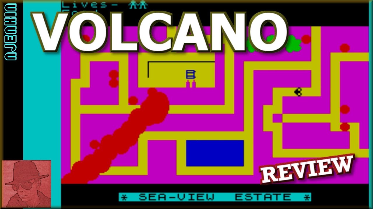 Volcanic 英語版 英語版 Volcanic Volcano - on the ZX Spectrum 48K
