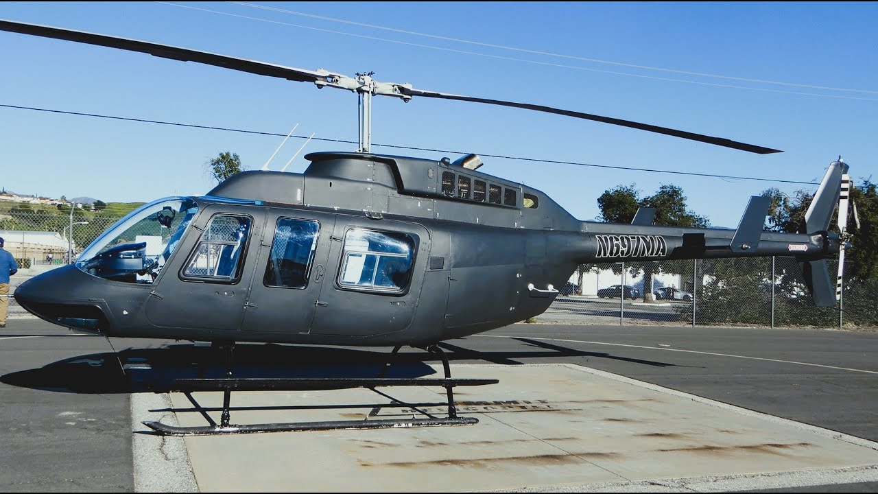 Bell 206L-3 Start-Up & Takeoff 