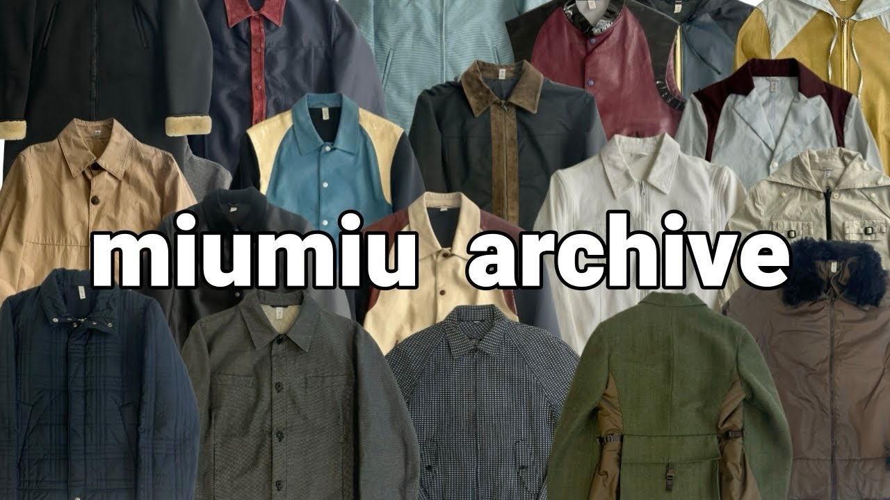 miumiu archive 大公開！！ - YouTube