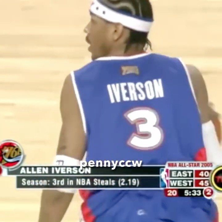 Allen Iverson 2005 NBA All Star Game highlights - MVP - YouTube