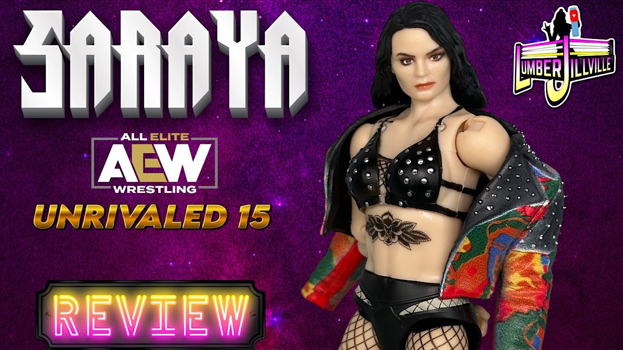 Saraya AEW Unrivaled 15 Wrestling Figure Review - YouTube