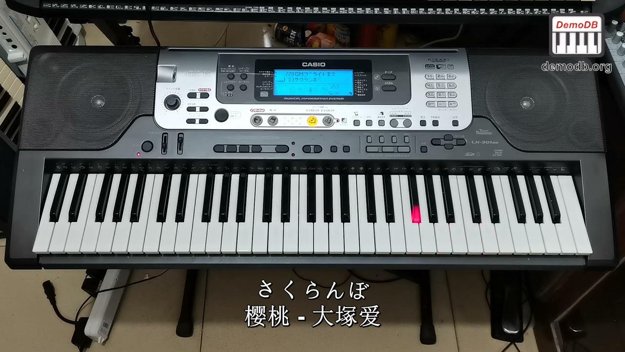 CASIO LK-301BB キーボード 本体と付属品 61鍵盤 CASIO LK-301BB