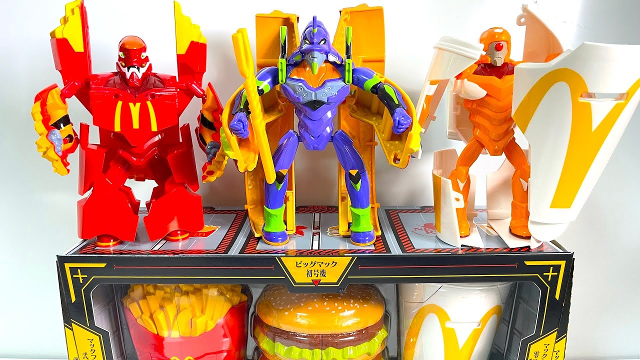 マクドナルド × エヴァンゲリオン フィギュアセット❌4 マクドナルド