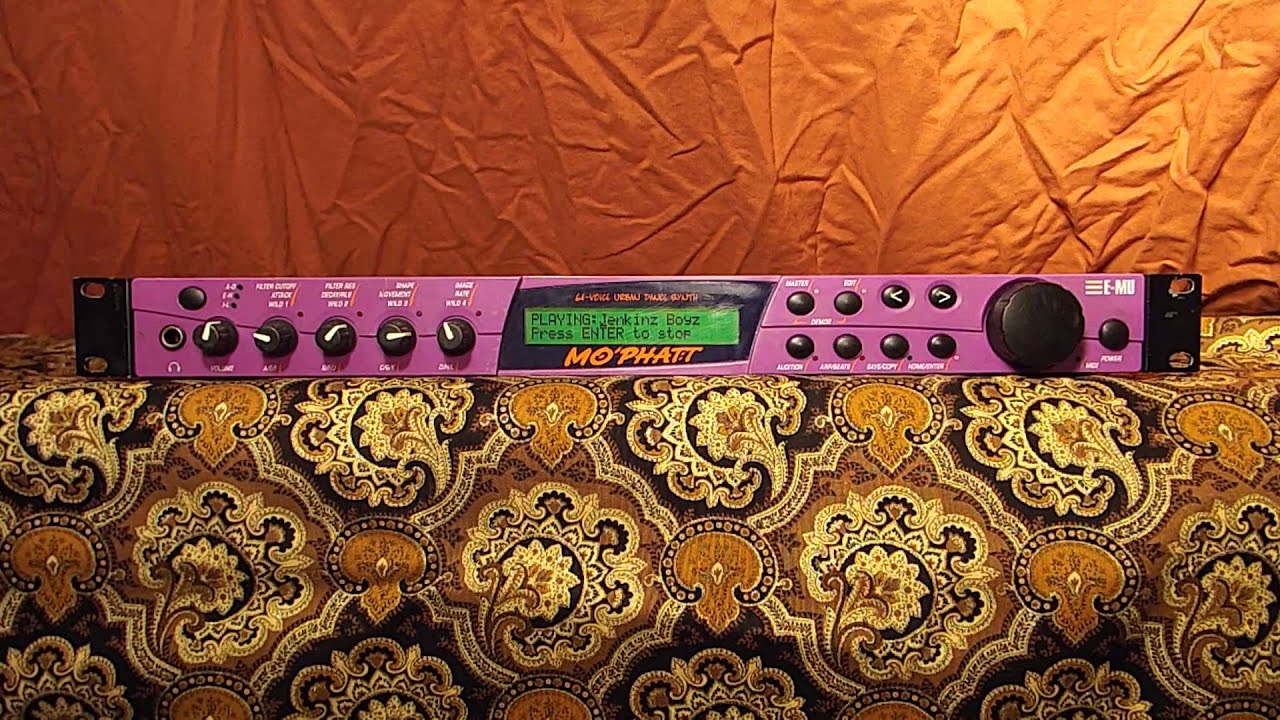E-mu Mo' Phatt Synthesizer Factory Demo Songs - YouTube