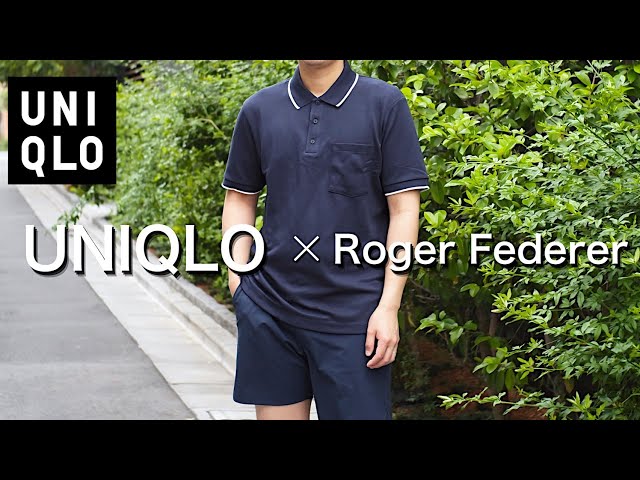 UNIQLO フェデラー着用モデルセット ポロシャツ グレー/ホワイト