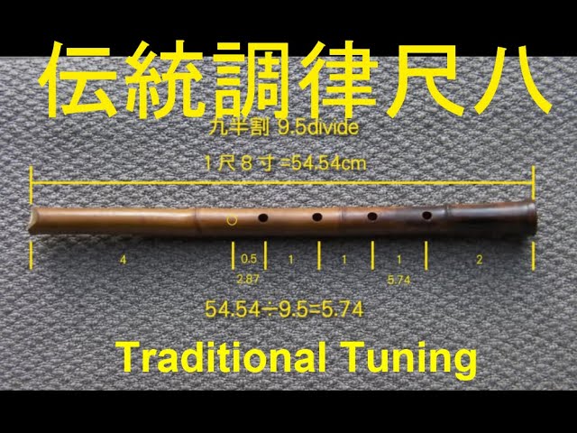 Traditional tuning Shakuhachi 伝統調律の尺八 - YouTube