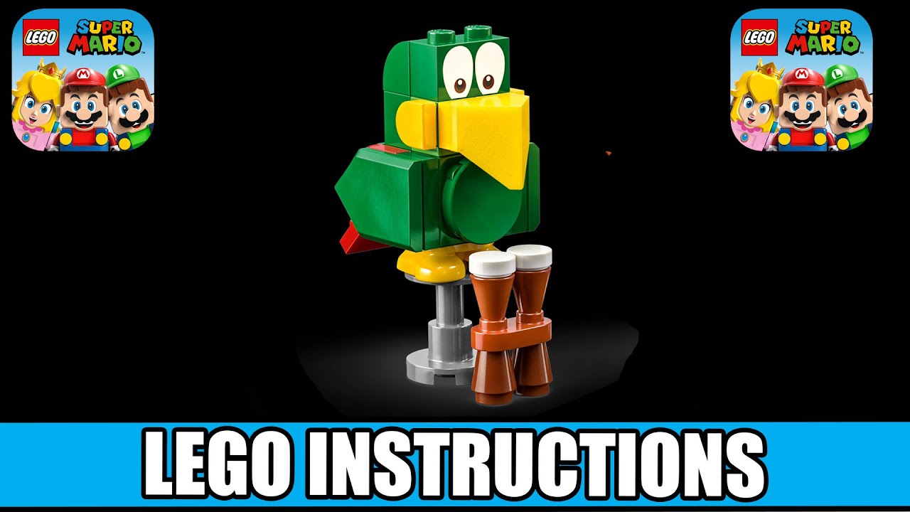 How To Build LEGO Squawks Instructions From Super Mario Set 71421