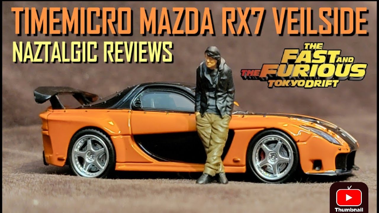 TIMEMICRO Mazda RX7 Veilside Tokyo Drift | Unbox & Review - YouTube
