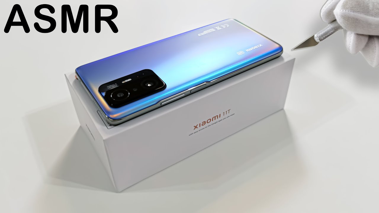 Xiaomi 11T 5G (Celestial Blue) Unboxing - ASMR - YouTube