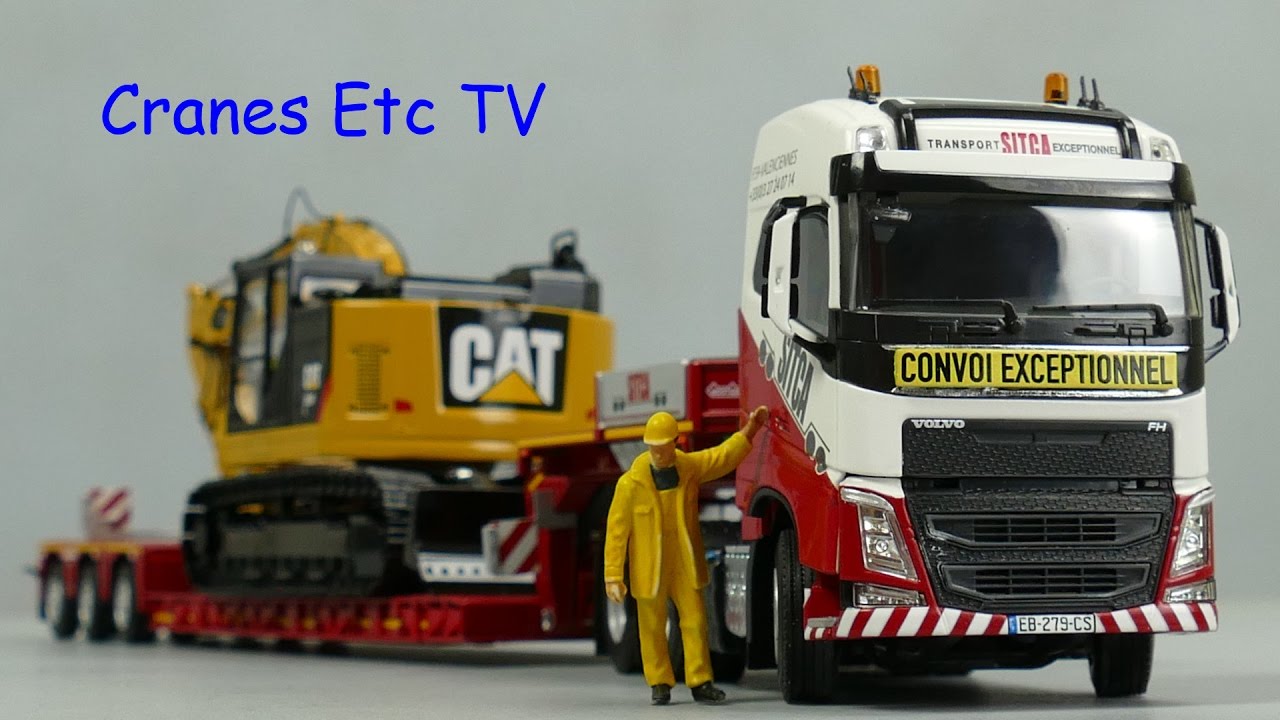 WSI Volvo FH4 + Nooteboom Low Loader 'Sitca' by Cranes Etc TV