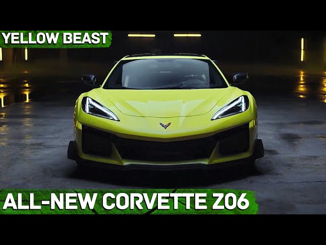 2023 Chevrolet Corvette Z06 C8 - Yellow Beast | CARS&NEWS - YouTube