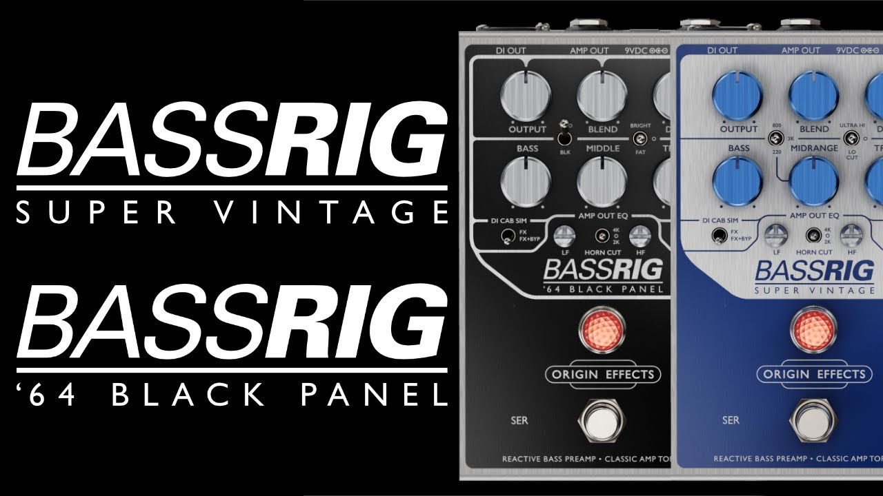 Origin Effects Unveils New BassRIG, '64 Black Panel - Premier Guitar