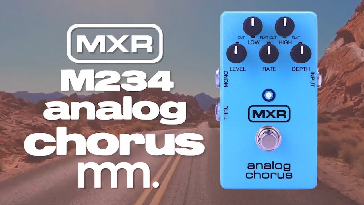 MusicMaker Presents - MXR M-234 ANALOG CHORUS ‪@jimdunlopusa