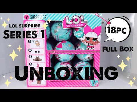 LOL サプライズ シリーズ1 Full Box 全開封 18pc LOL Series 1
