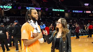 Cavs vs Hornets | Darius Garland with Serena Winters | 12.22.2025