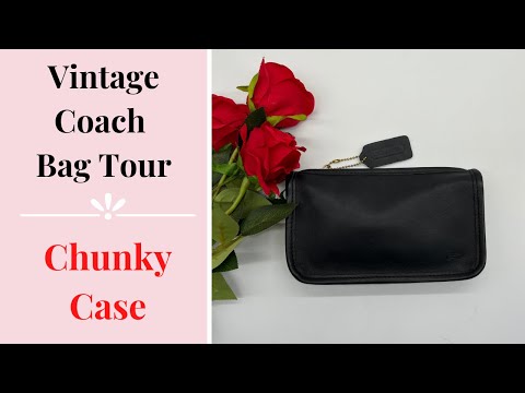 Vintage Coach Bag Tour | Chunky Case | Cristina Moda Vintage Shop