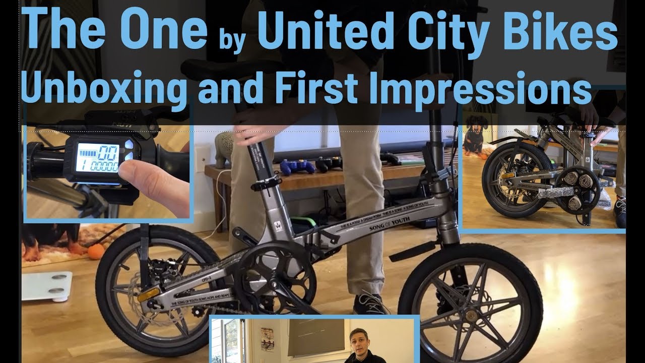 The One by United City Bikes - Lightest Folding Electric Bike