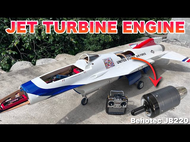 ラジコンジェット機のタービンエンジンを始動させてみた！ - YouTube
