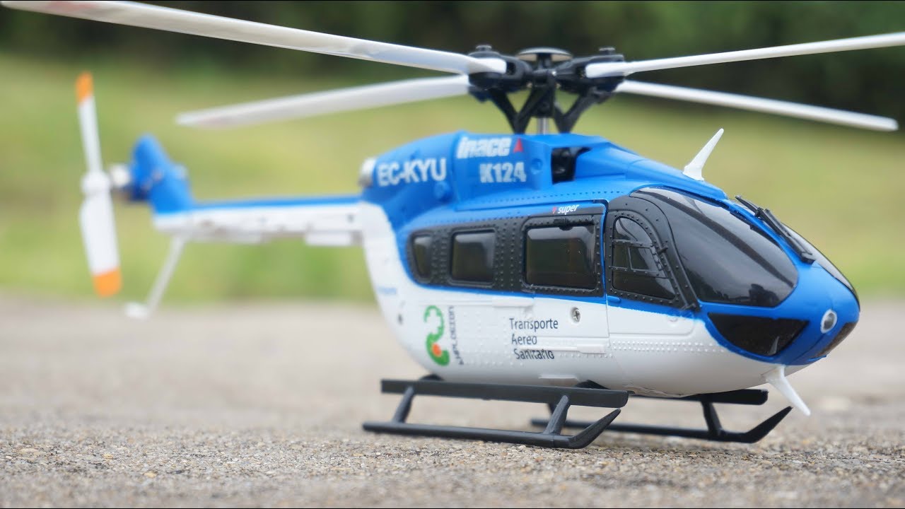 RC Eurocopter EC145 XK K124 Electric RC Helicopter Outdoor Flight