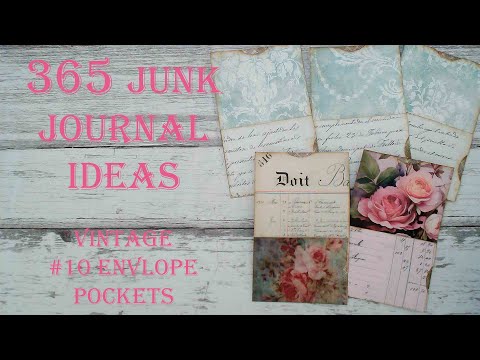 Day 33 of 365 Days of Junk Journal Ideas -How To Make Floating