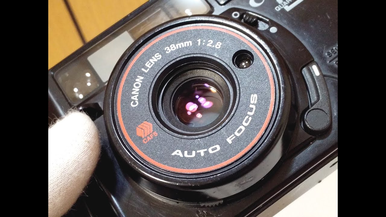 CANON Autoboy 2 Quartz Date 35mm Film Camera - YouTube