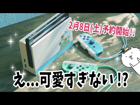 あつ森デザインのSwitchが最高に可愛いぃッ！予約開始日や同梱版の内容