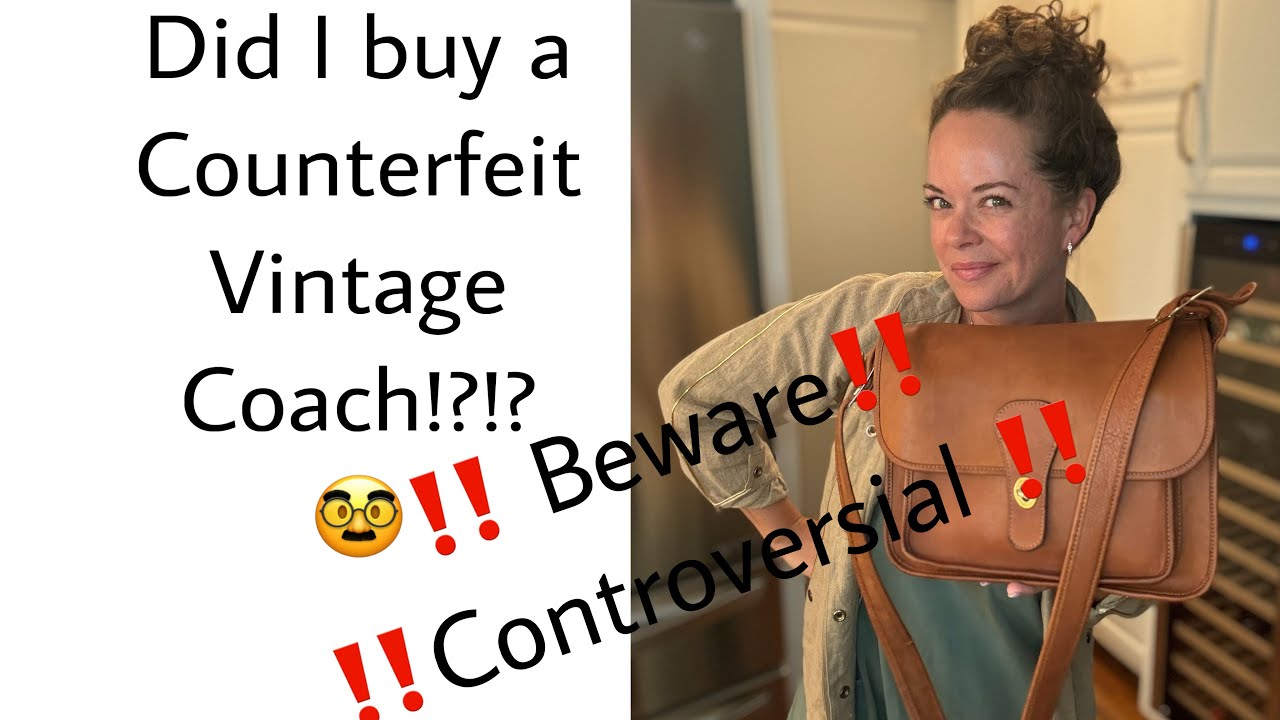 Counterfeit Vintage Coach Original OG Rambler Controversial Topic