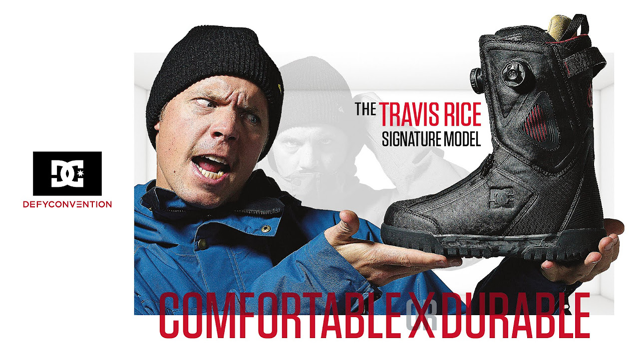 DC SHOES: TRAVIS RICE 2015 SIGNATURE SNOWBOARD BOOT - YouTube