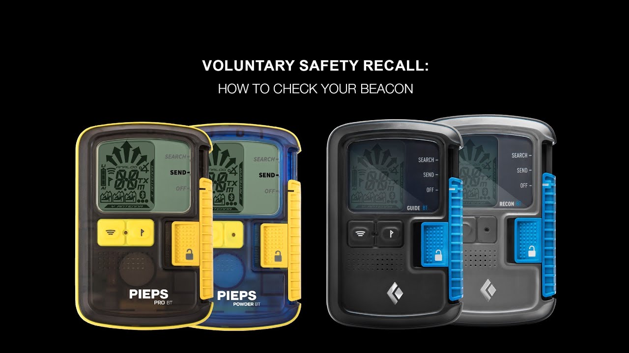 Black Diamond/Pieps Recall