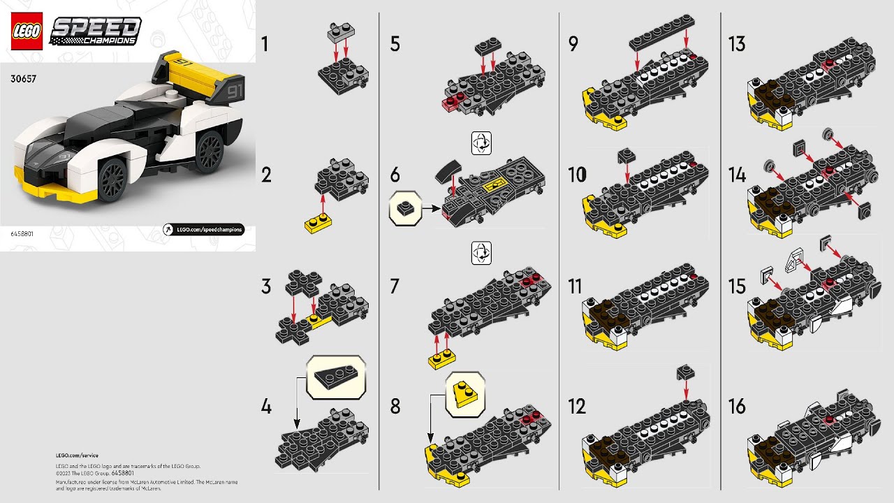 LEGO instructions - Speed Champions - 30657 - McLaren Solus GT
