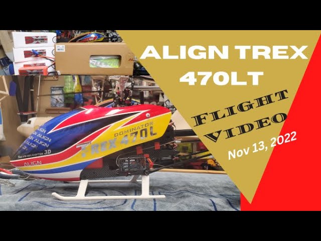 Align Trex 470LT Super Combo flight video November 13, 2022 - YouTube