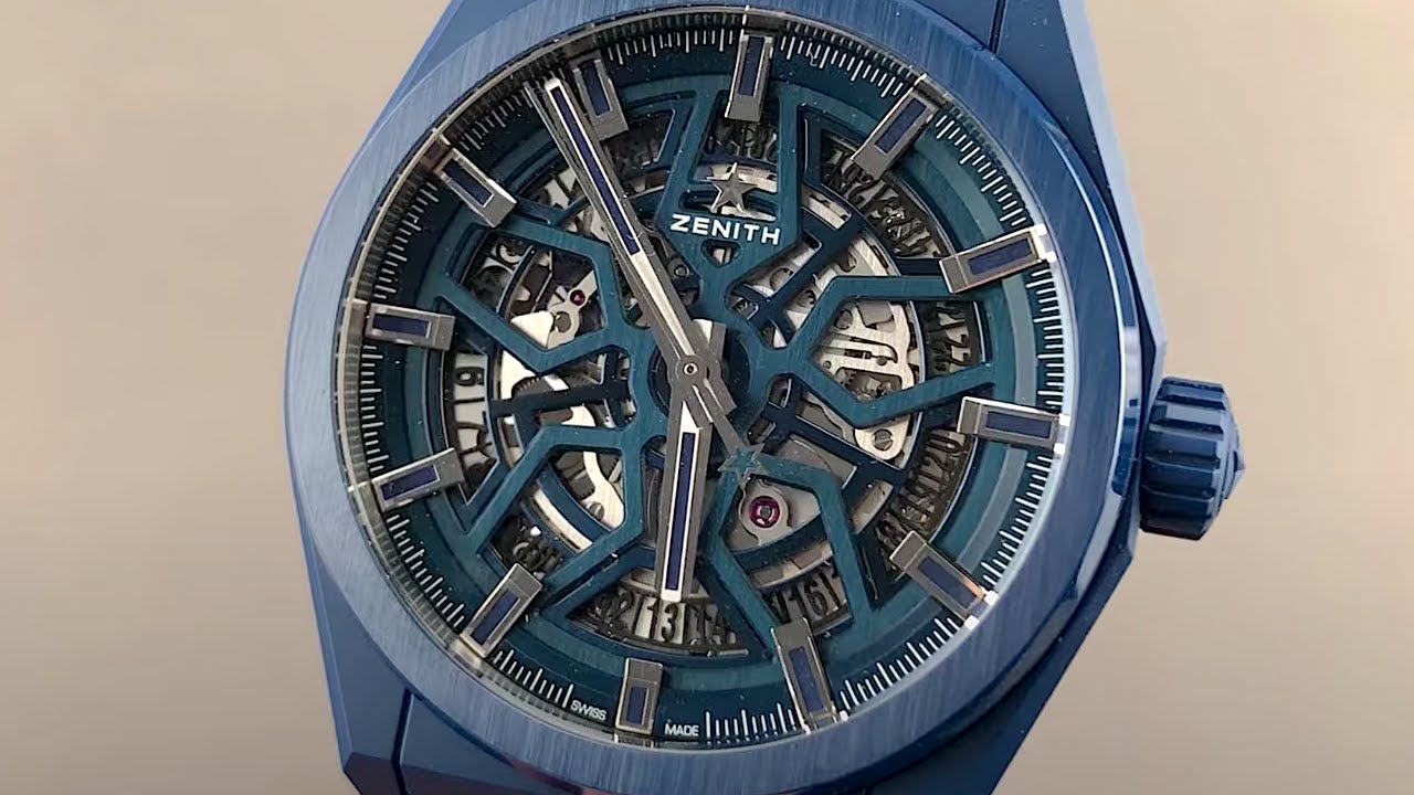 Zenith Defy Classic Blue Ceramic 49.9003.670/51.R793 Zenith Watch