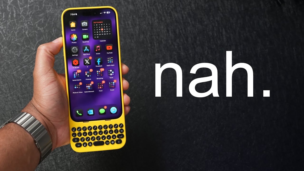 iPhone 15 Pro Max Clicks Keyboard.IT'S NOT FOR ME - YouTube