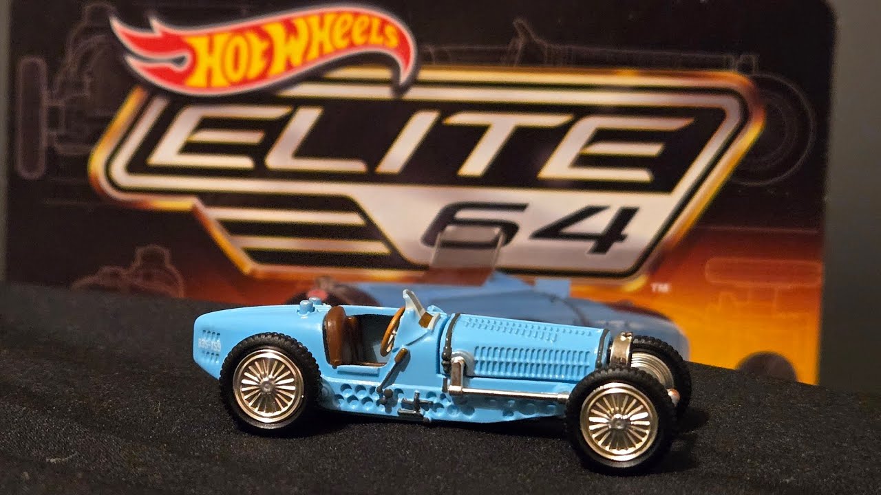 Opening 2024 Hot Wheels Elite 64 Bugatti Type 59 - YouTube