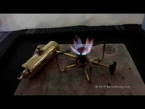 Weird Enders 9060 White Gas Stove - YouTube