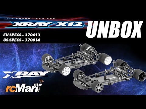 Xray X12 2021 US/EU Specs 1/12 2WD Pan Car Kit EP Unbox! - YouTube