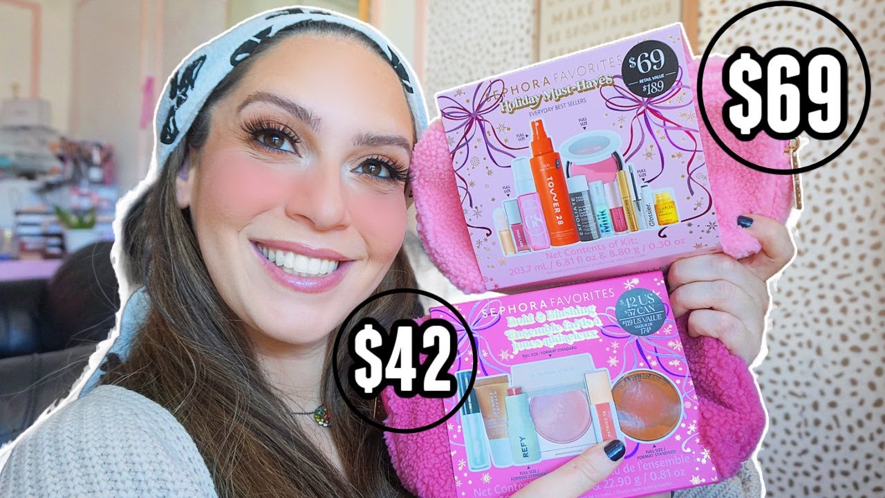 SEPHORA FAVORITES HOLIDAY 2024 KITS UNBOXING!!!! - YouTube