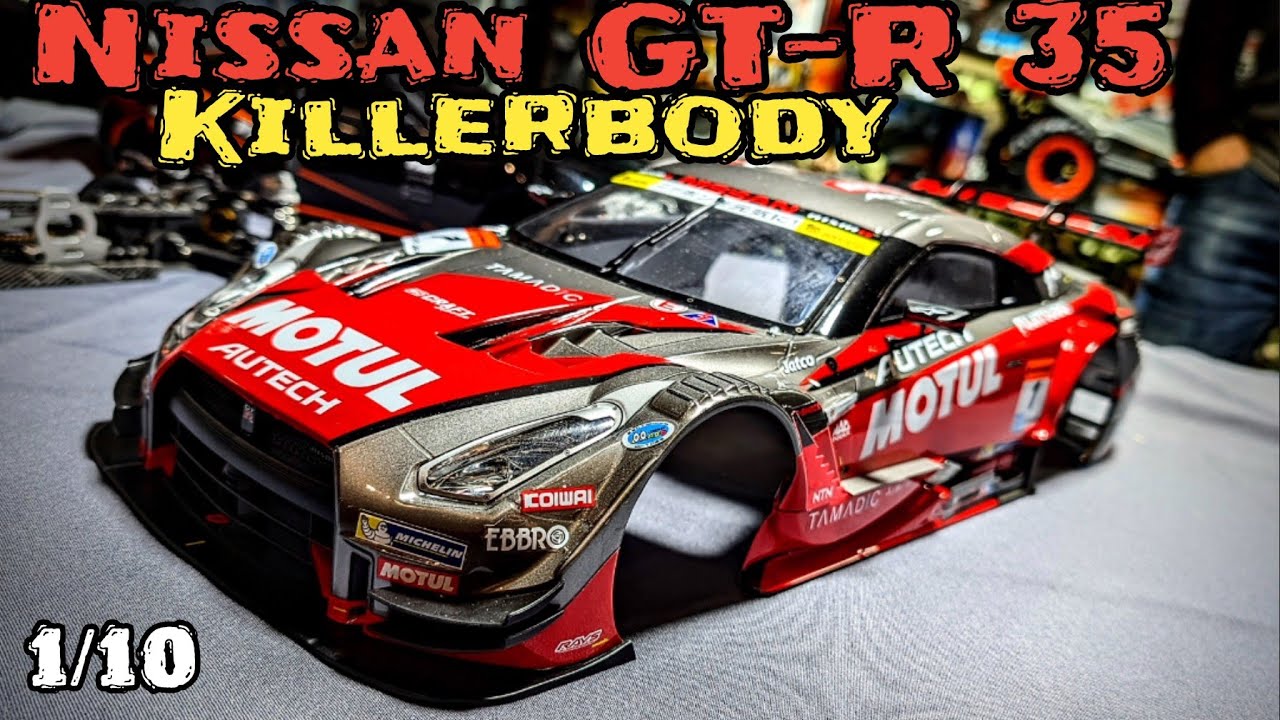 Nissan GT-R 35 MOTUL Autech Killerbody 1/10 ‪@hrcdistribution2558‬