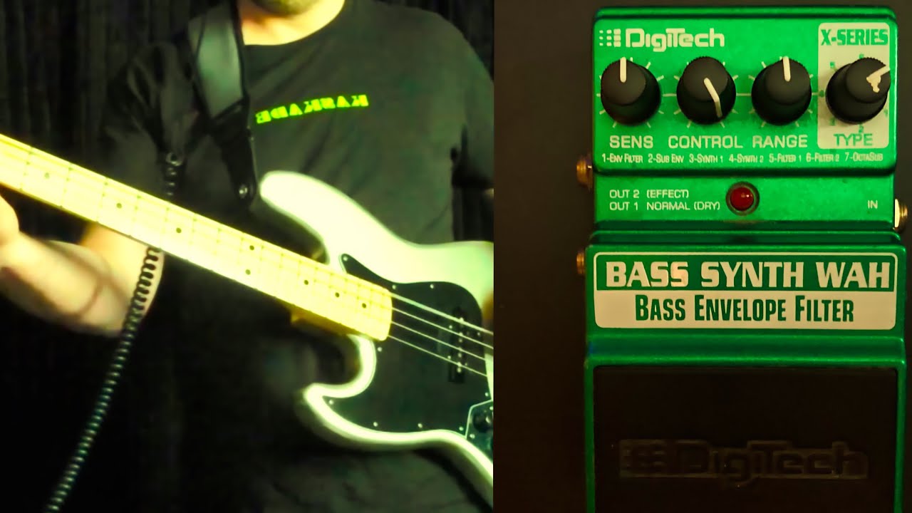 Digitech Bass Synth Wah | All Presets Demo - YouTube