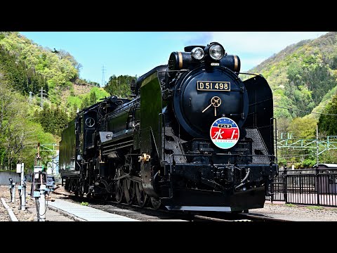 D51 498】SLレトロぐんま水上号【旧型客車】2025年初夏（乗車記録付
