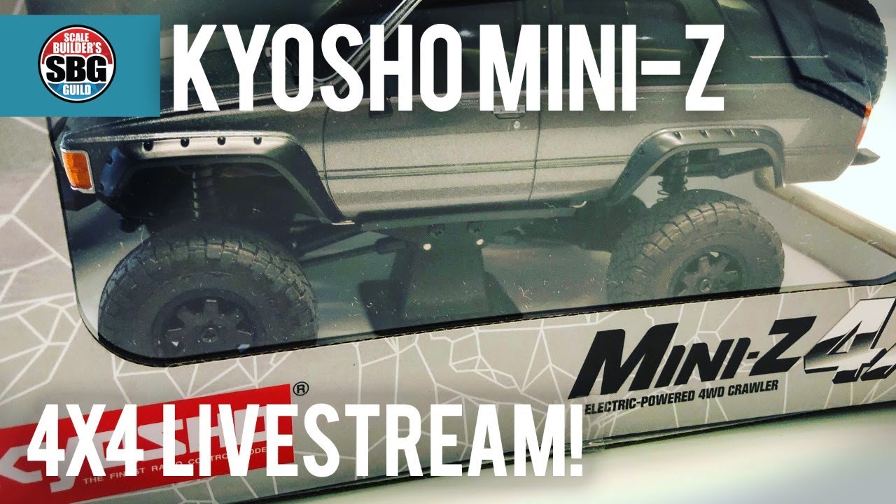 Kyosho Mini-Z 4x4 LiveStream Unbox and Q&A - YouTube
