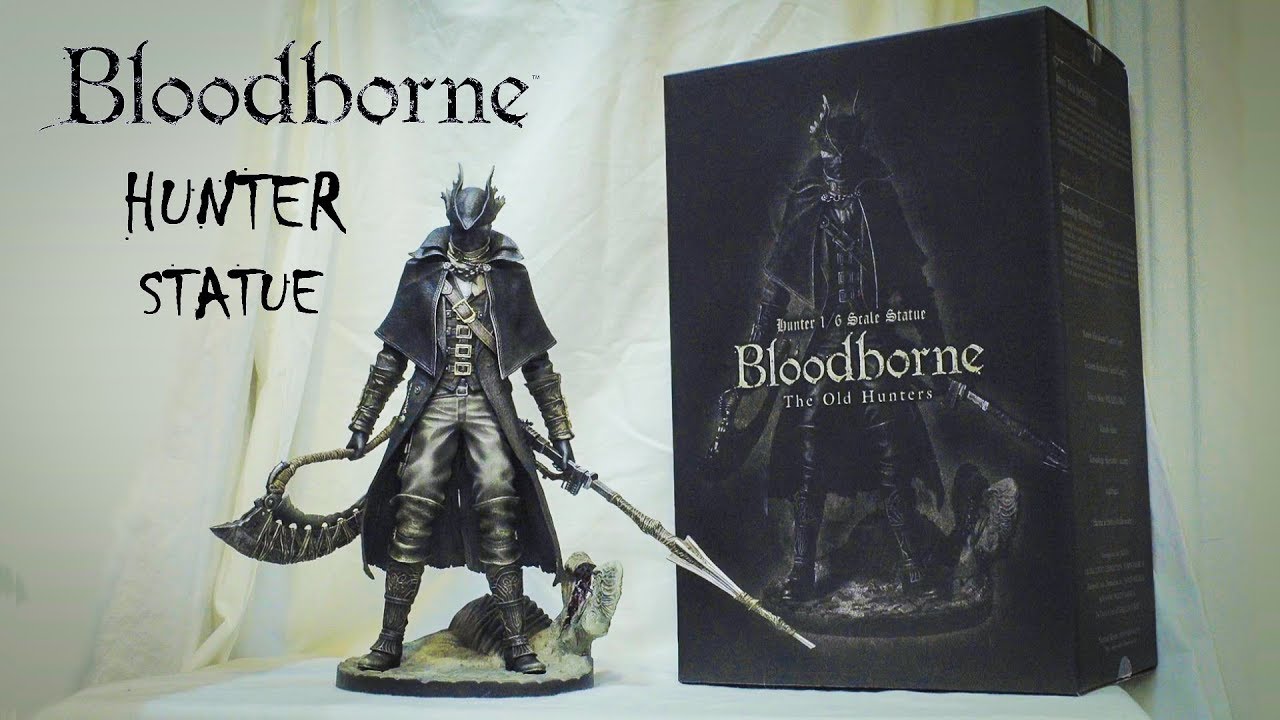 Bloodborne Old hunters Hunter statue by Gecco Unboxing & Review