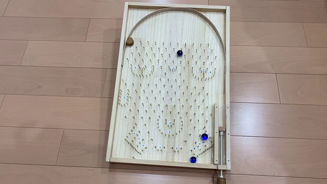 自作コリントゲーム スマートボール - YouTube