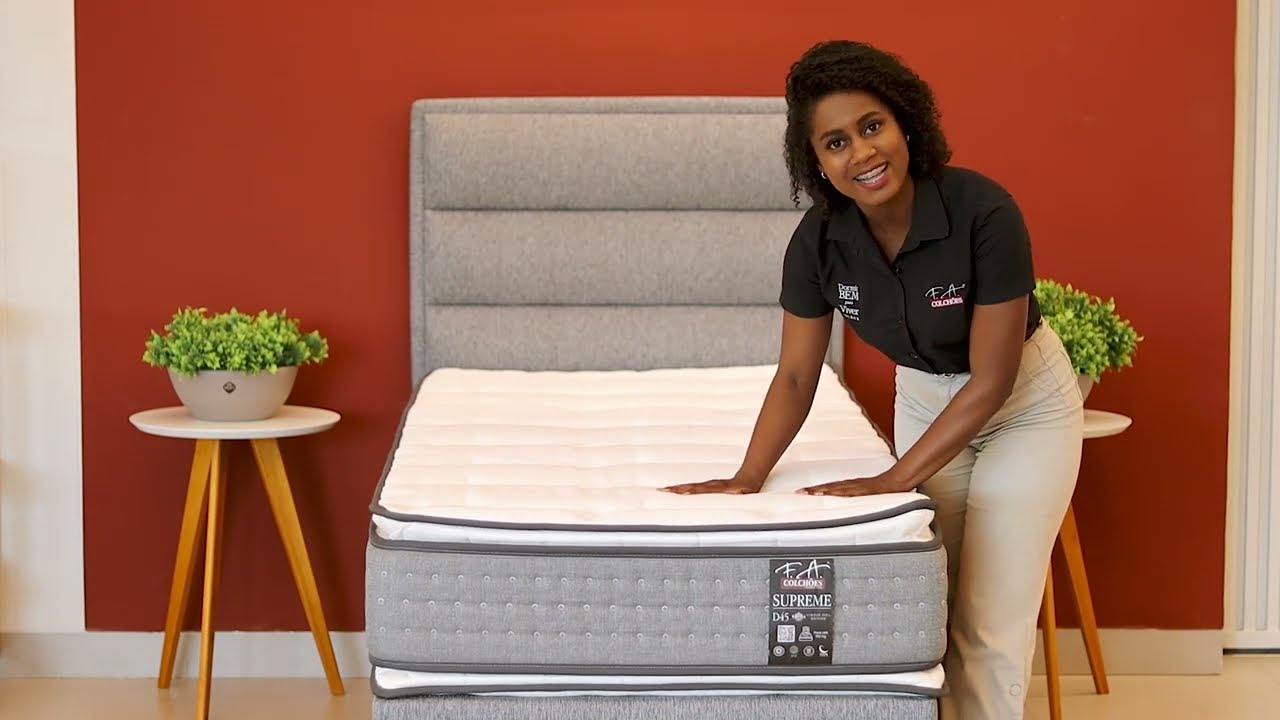 Colchão e Box King Espuma D33 Viscoelástica 193x203x62cm - Supreme