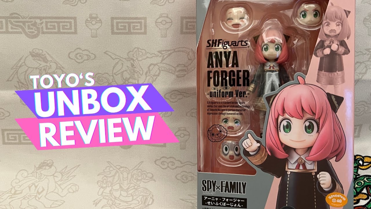 SHF SHFiguarts Spy Family Anya Forger (Uniform) Unbox Review